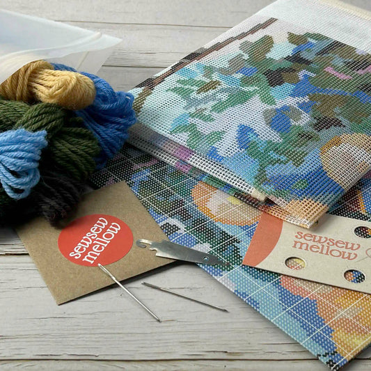 Evening Light Tapestry Kit contents