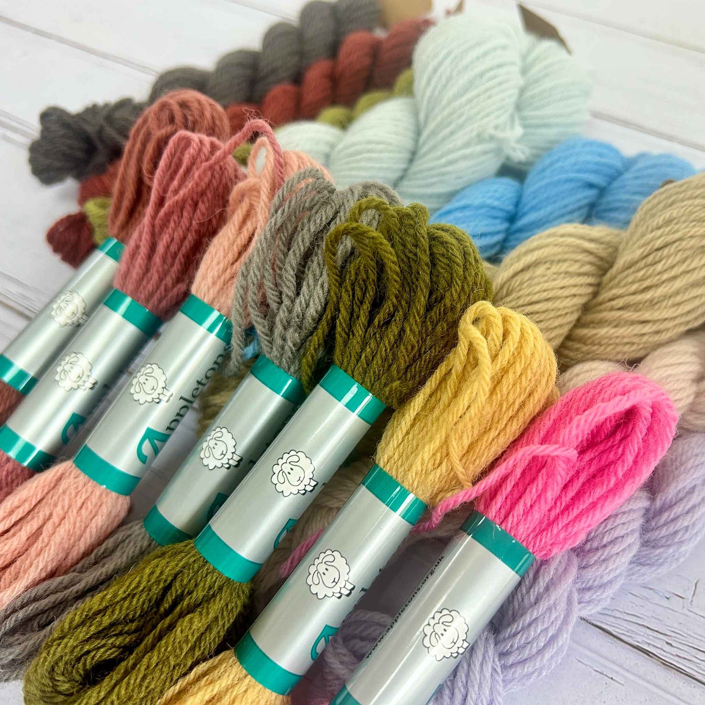 Magnolia Blooms_yarn collection included in each kit
