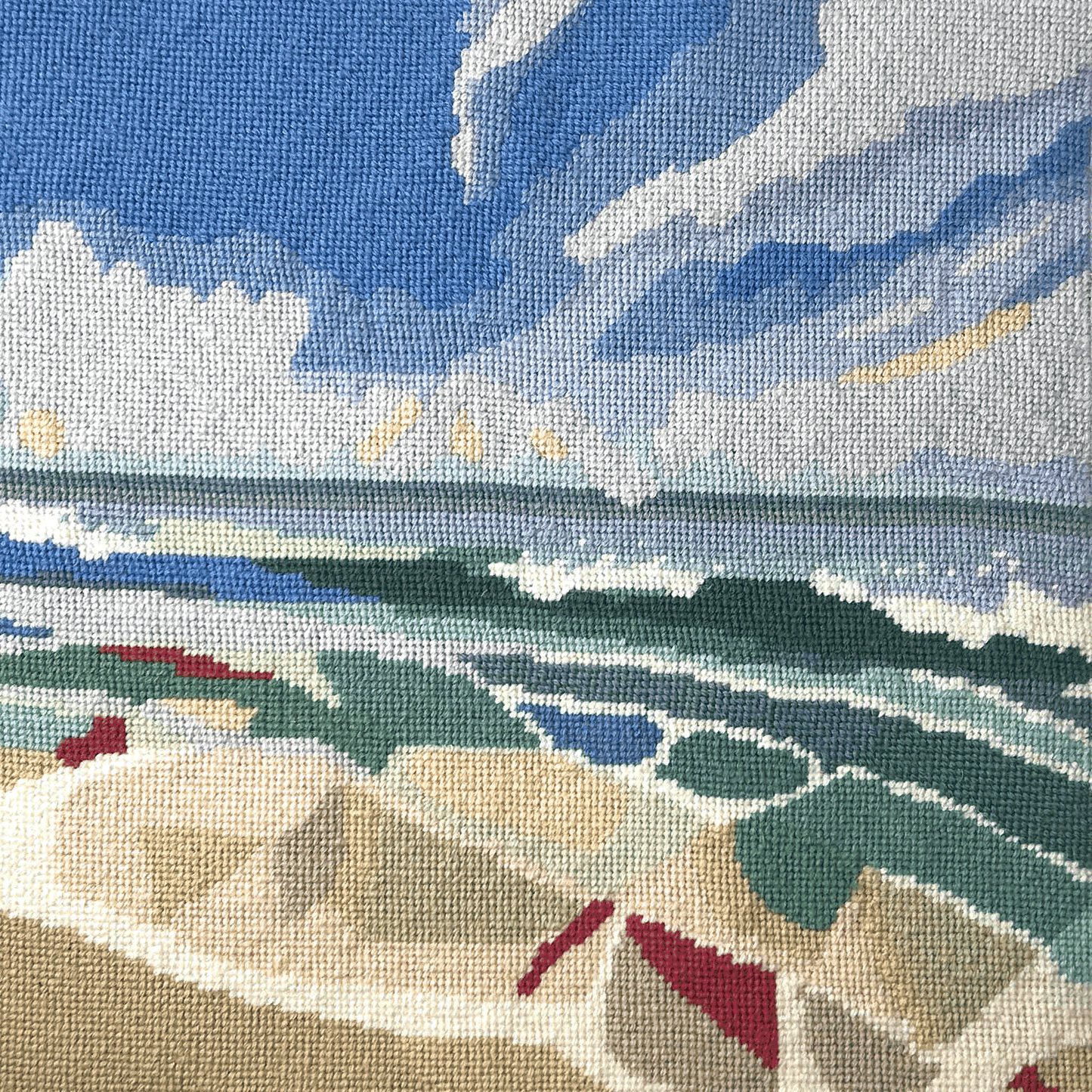 Quiet Shores Tapestry Kit completed