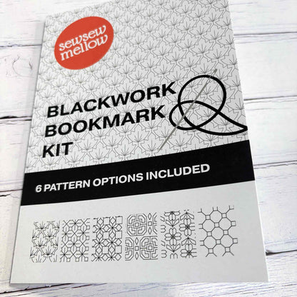 Blackwork Bookmark Kit cover design