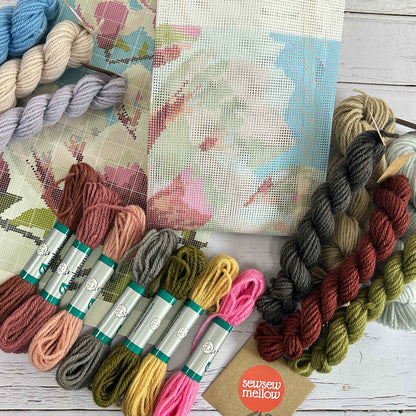 Magnolia Blooms Tapestry Kit_Kit Contents