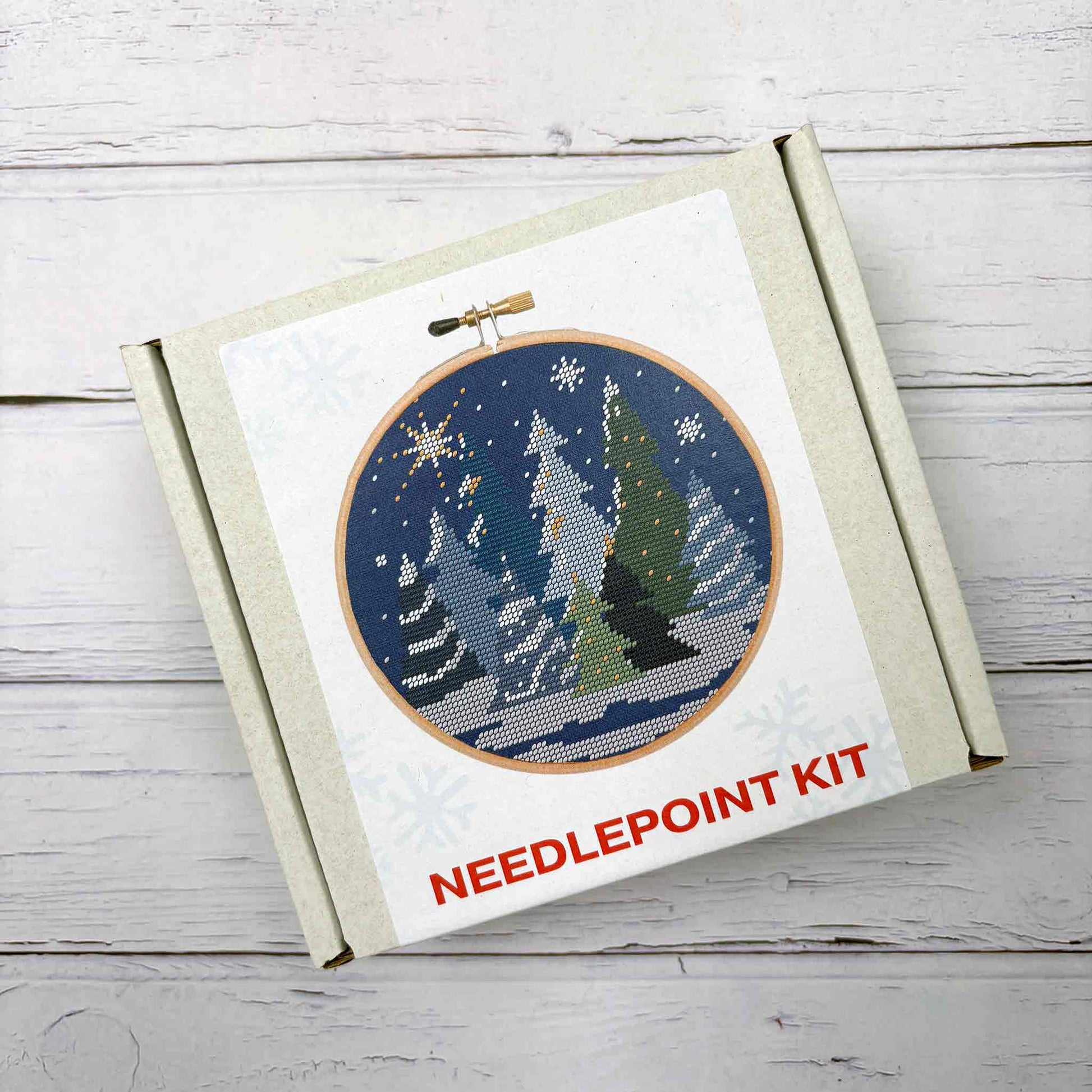 Winter Wonderland Needlepoint Kit Box