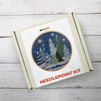 Winter Wonderland Needlepoint Kit Box