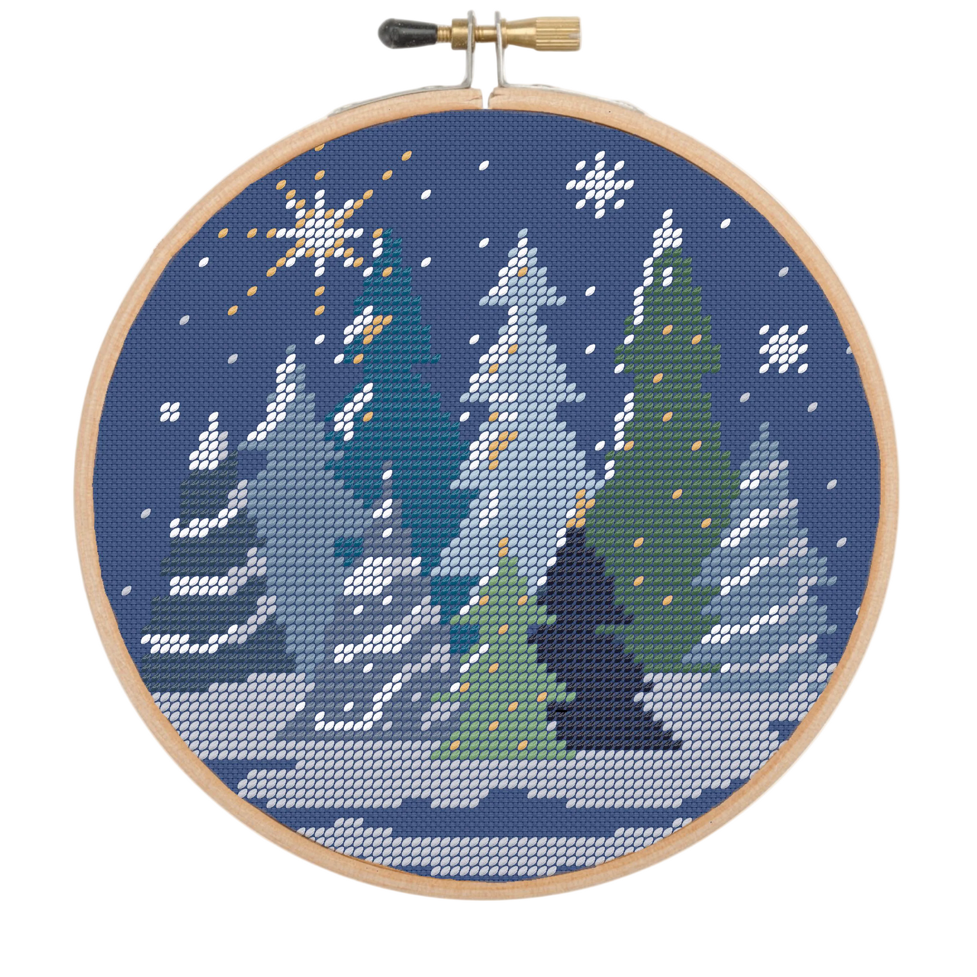 Winter Wonderland 3" Needlepoint Kit