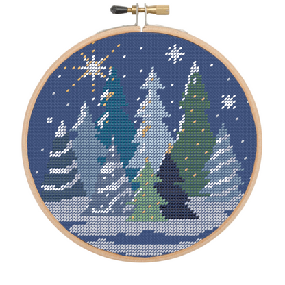 Winter Wonderland 3" Needlepoint Kit